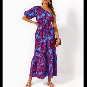 Zelalynn One-Shoulder Dress